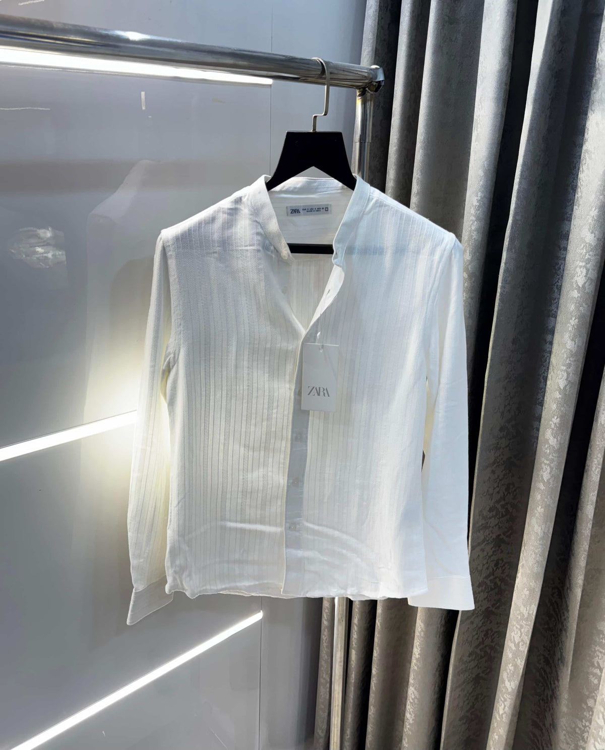 Zar a wahit Chinese Collar Premium Knitted Shirt