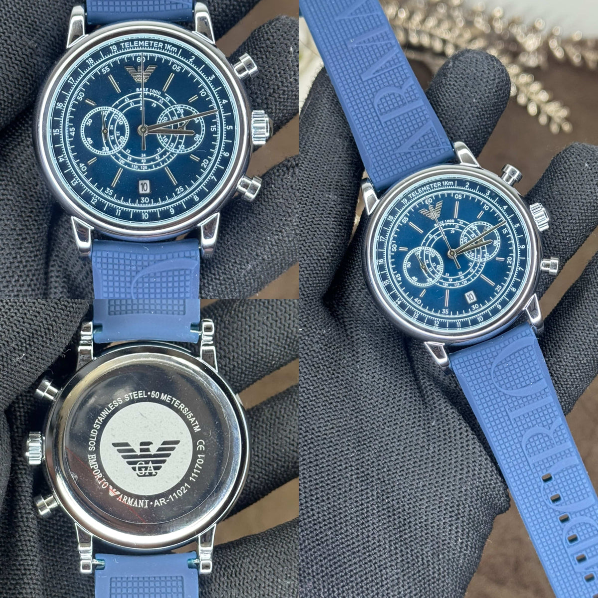 Emporio Arman i Blue Chronograph Watch