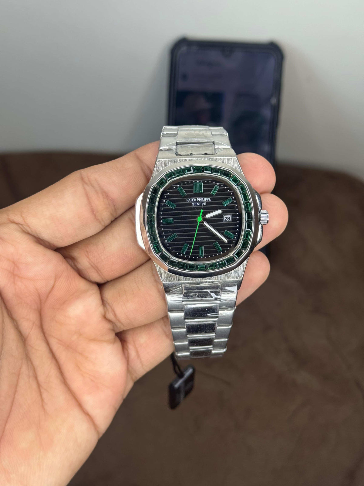Patek Philippe Nautilus Green Emerald Edition Quartz Watch