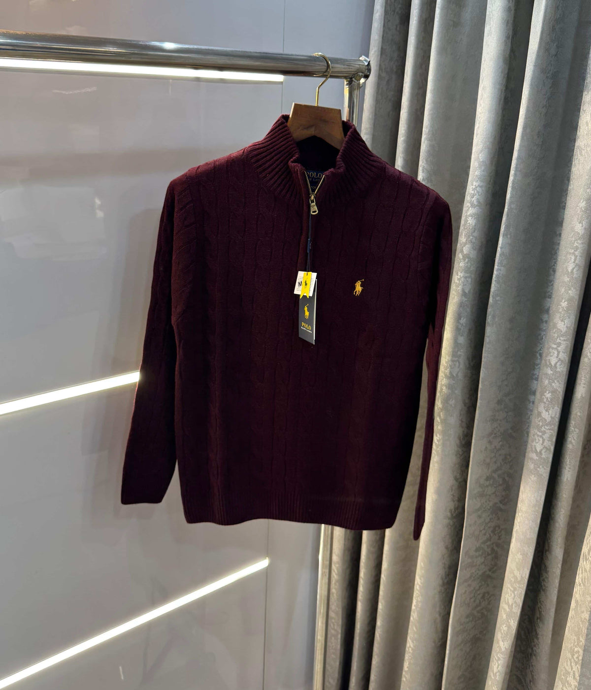 Ralph Laure n wine elbow Print Premium Sweatshirt
