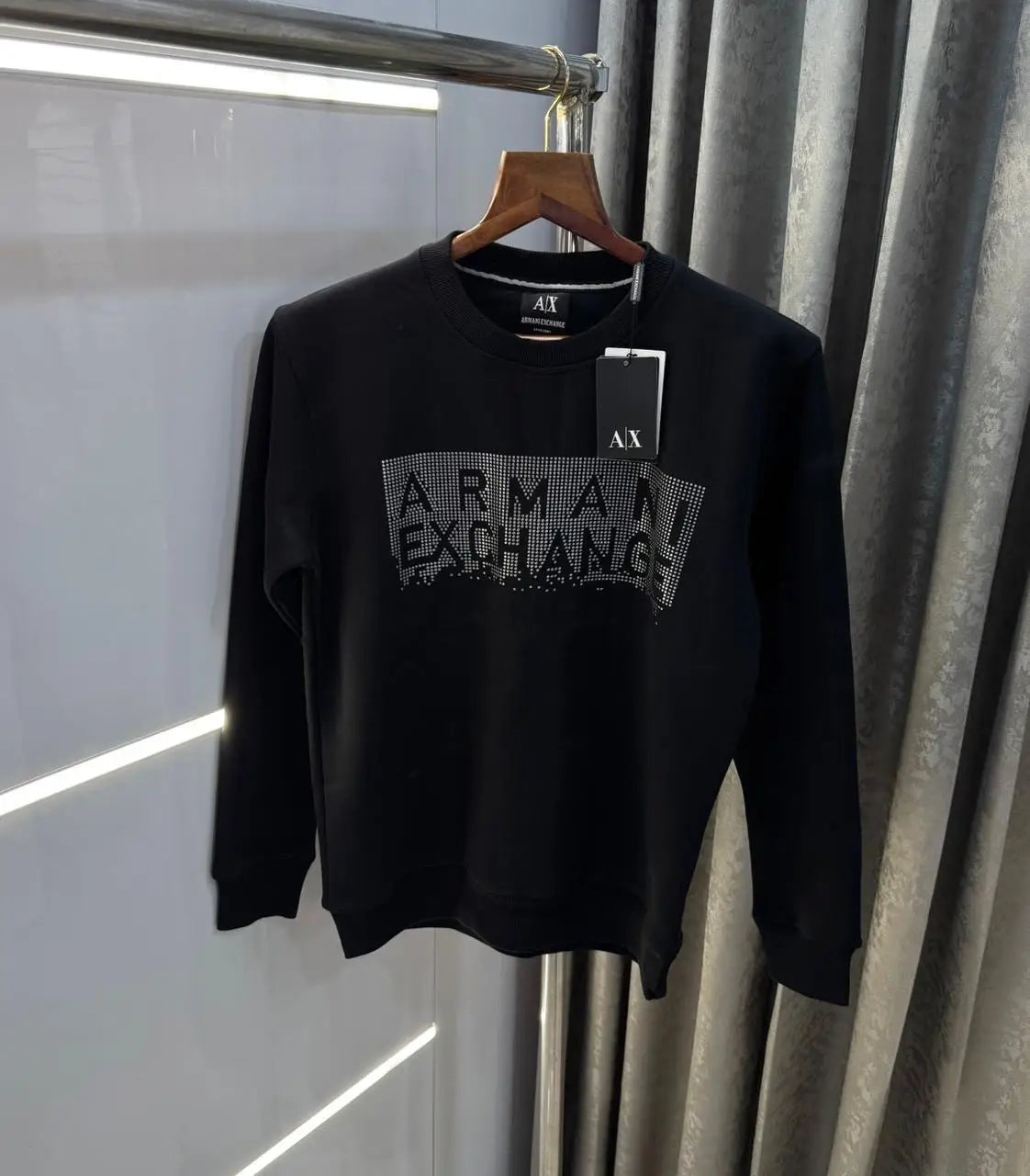Arman i E-xchange Black Logo Print Premium Sweatshirt