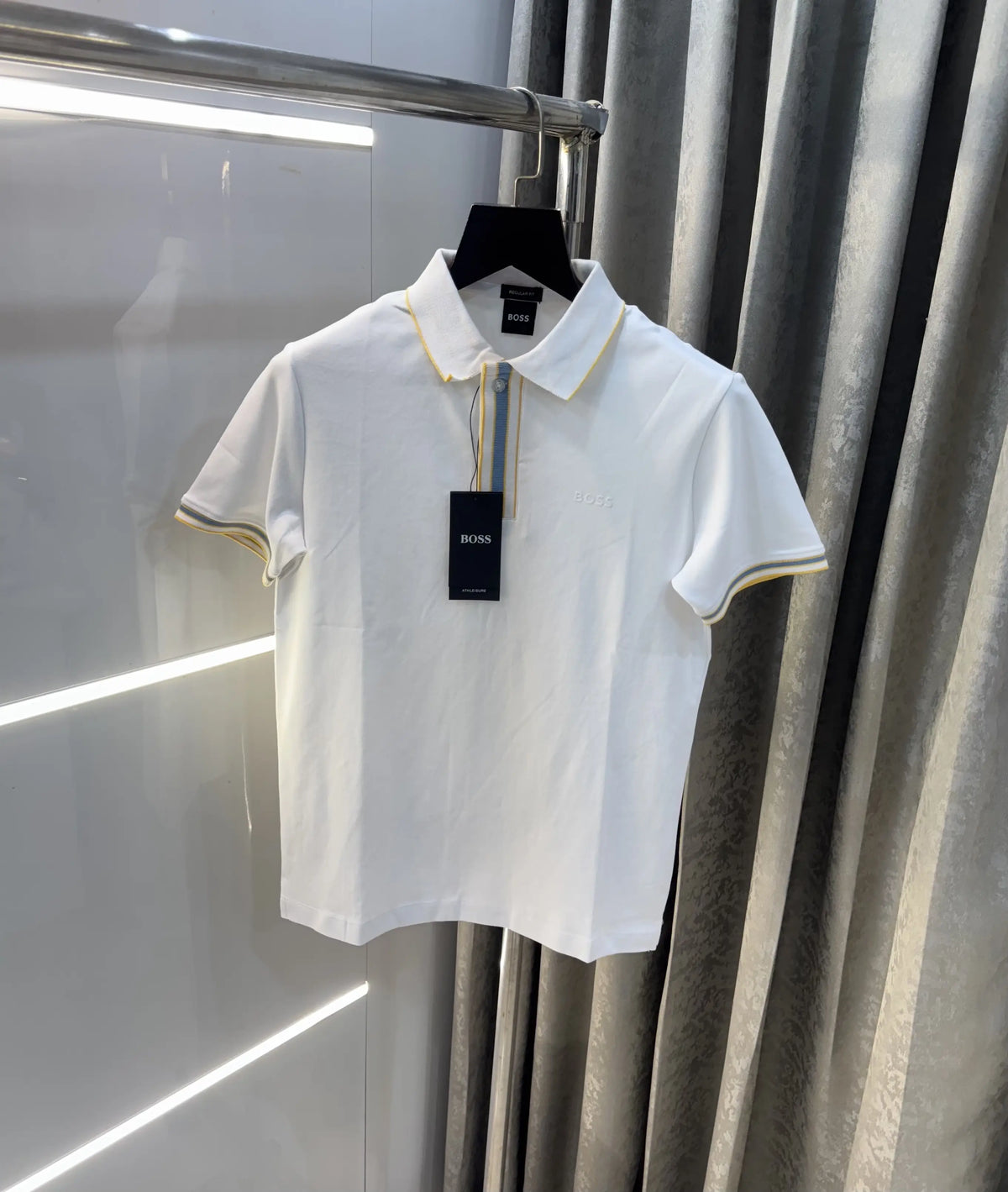 Hugo bO-Ss White Premium Polo T-Shirt