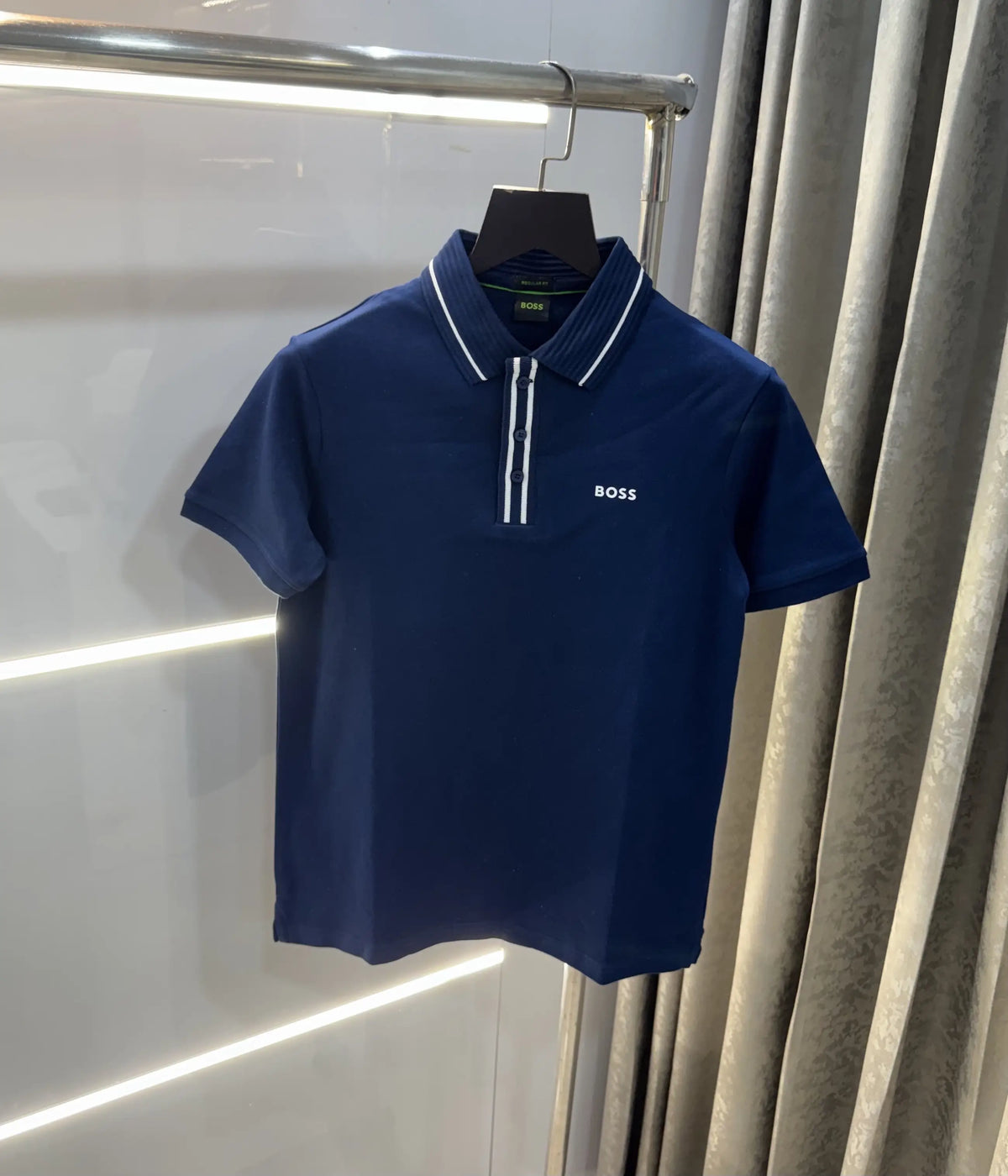 Hugo Boss Petrol Blue Premium Polo T-Shirt