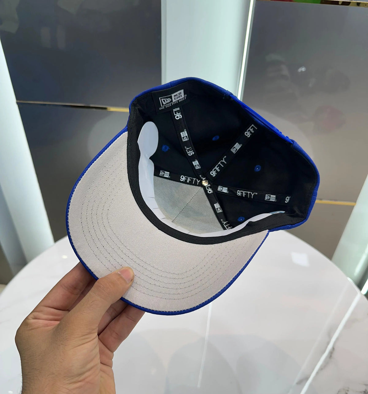 LA Red Blue Imported Cap