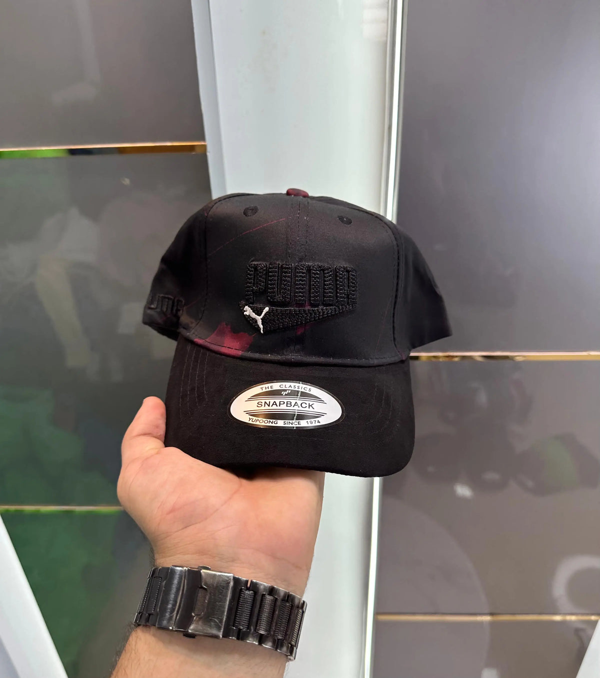 Puma Black 002 Premium Imported Cap