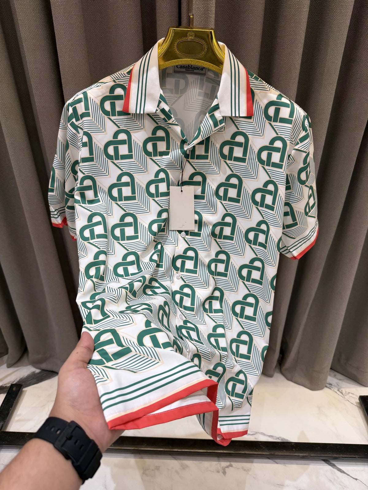 Casablanca Ms Dhoni Edition Imported Half Shirt
