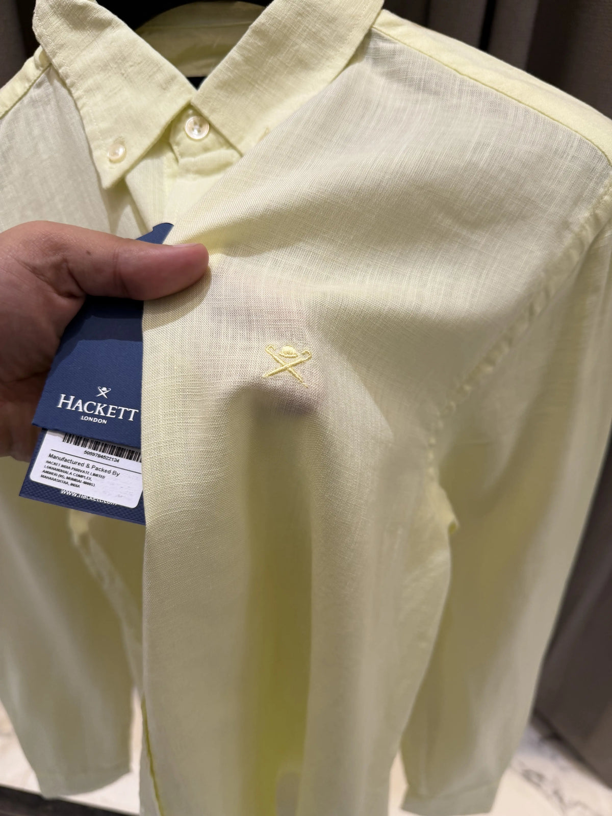 Hackett premium Linen Full Sleeves Shirt