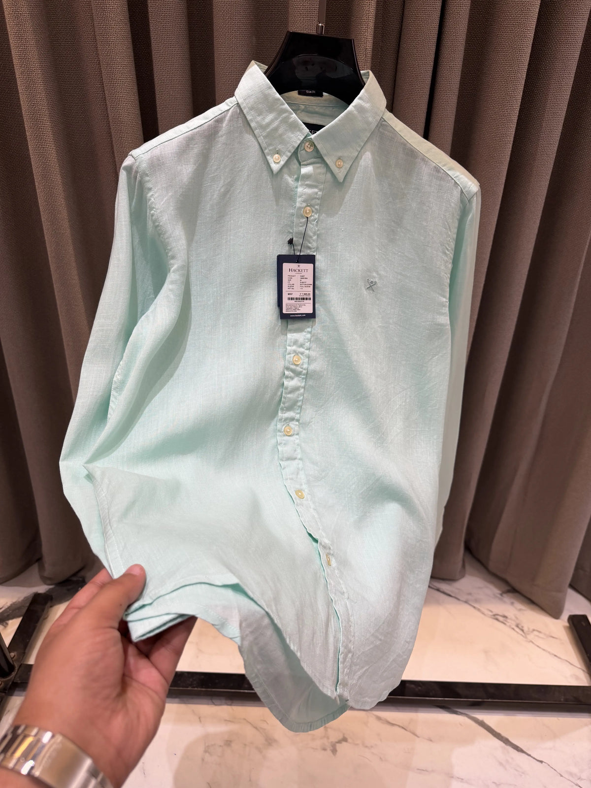 Hackett premium Linen Full Sleeves Shirt