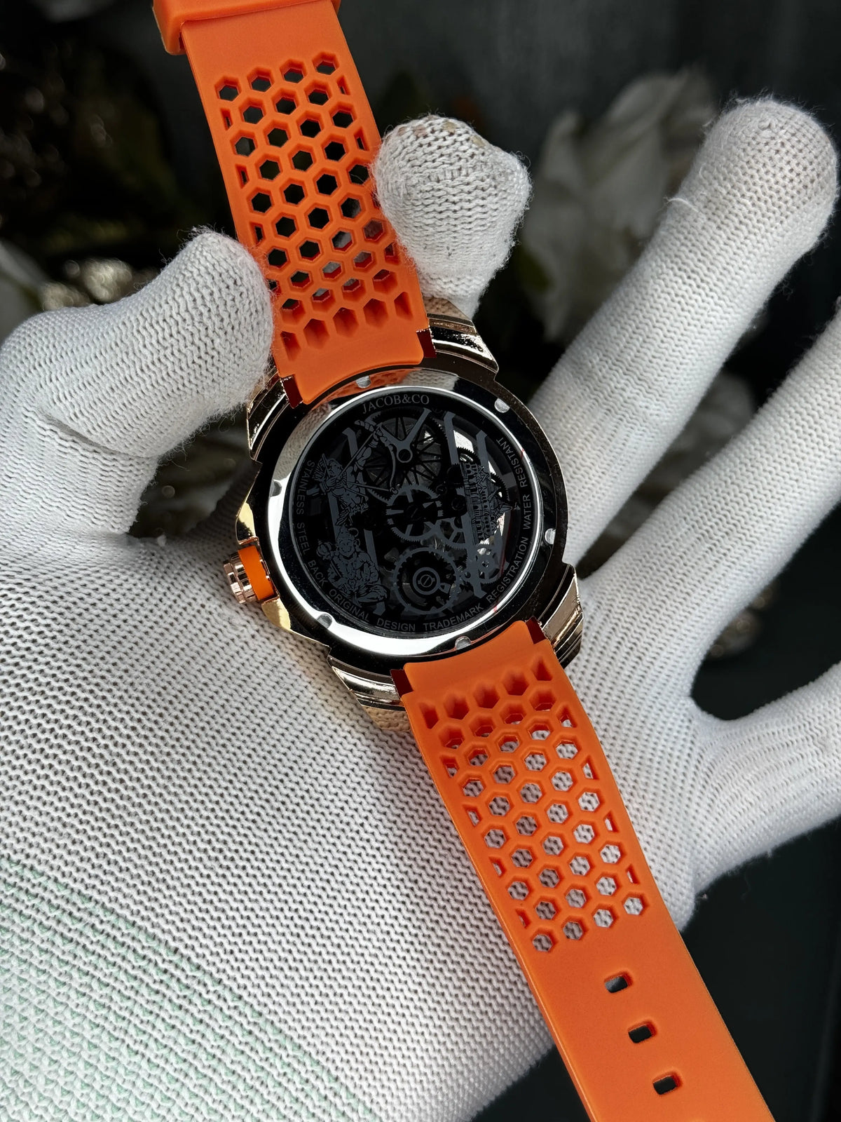 Jacob&Co. Ram Copper Orange Diamond Premium Watch