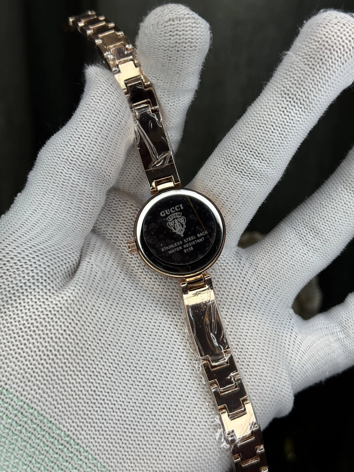 Gucc i Rose Gold White Premium Ladies Watch