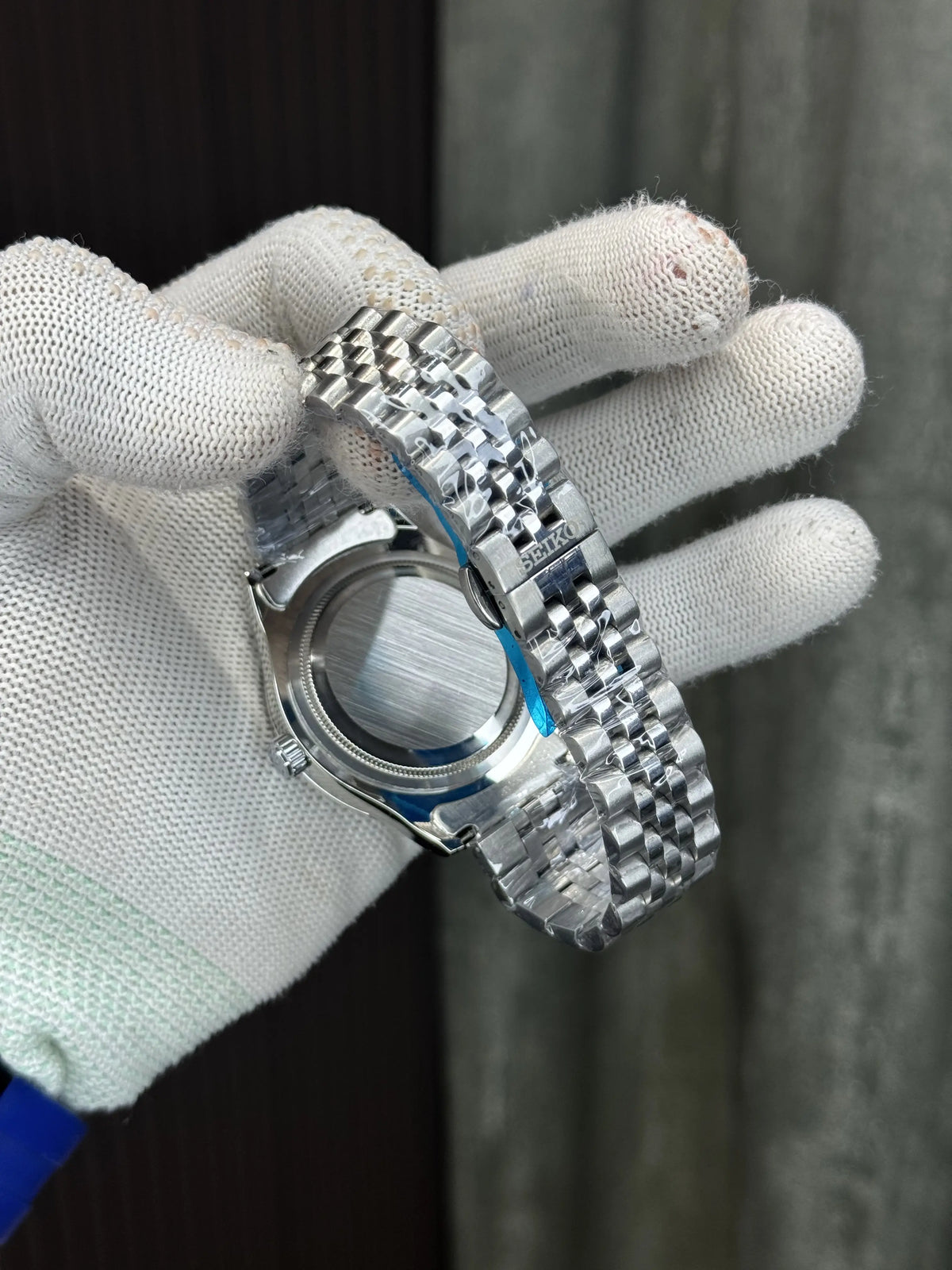 Seik o Datejust Silver Green Premium Watch