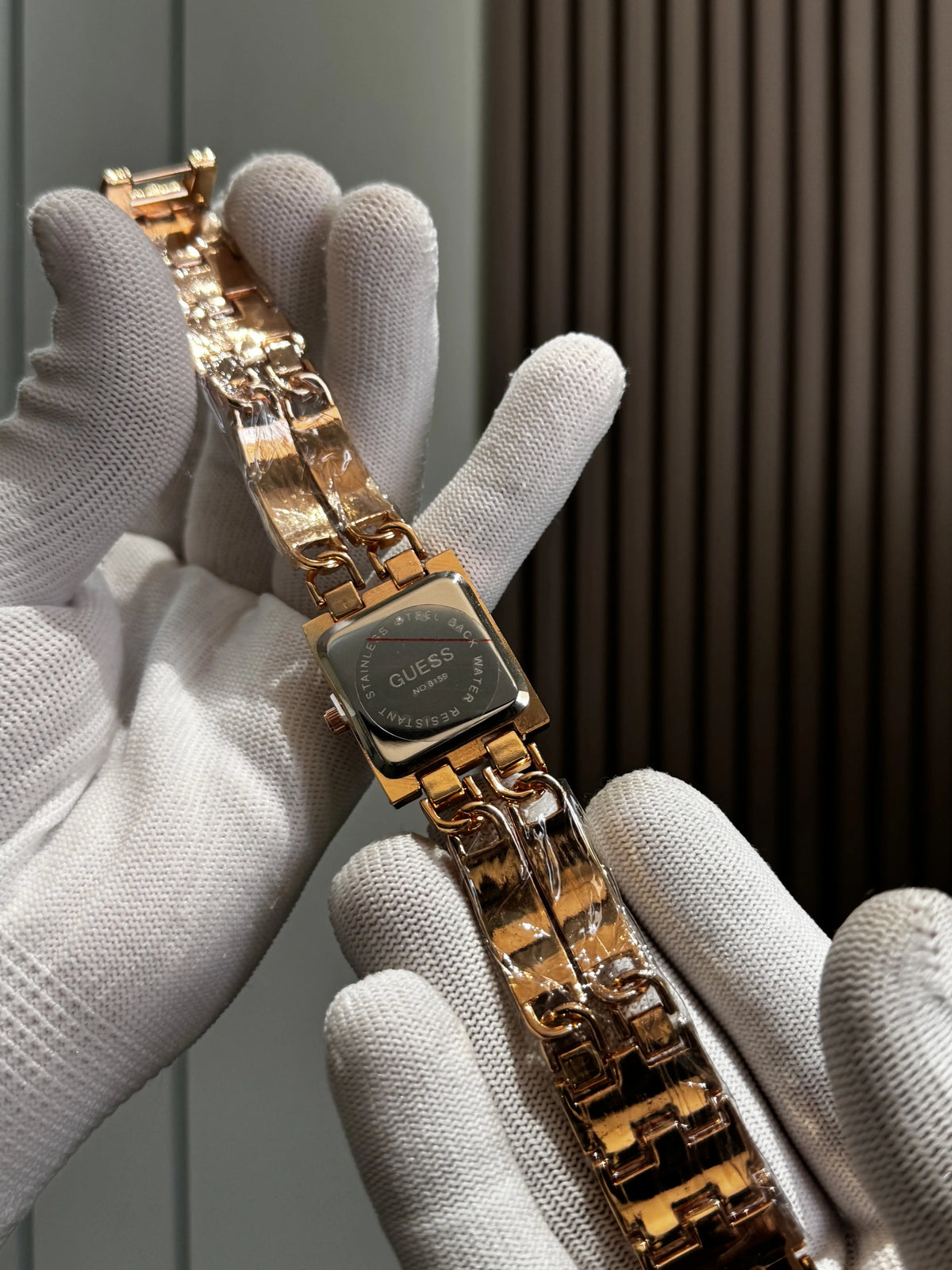 Gues s RoseGold Black Premium Ladies Watch