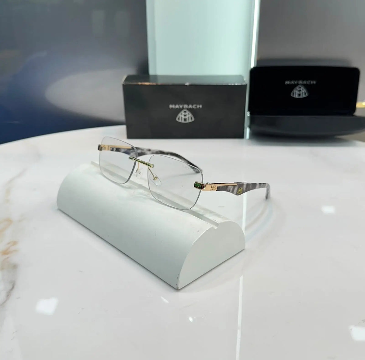 Maybach Black Marble Premium Glasses Z25