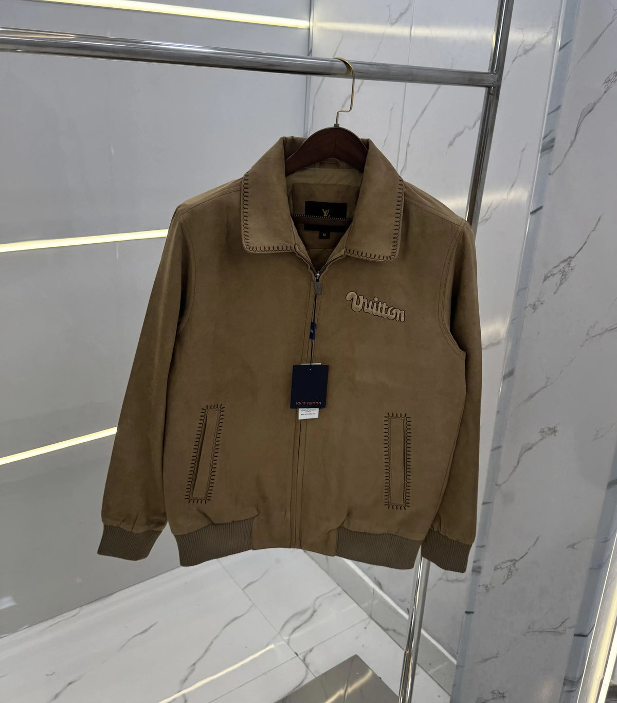Louis Vuitto n Beige Sweado Imported Jacket