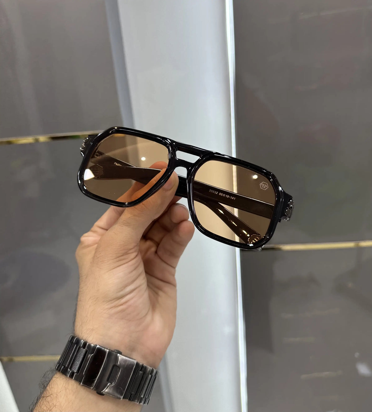 Philipp Plein Black Peach Premium Shades 532
