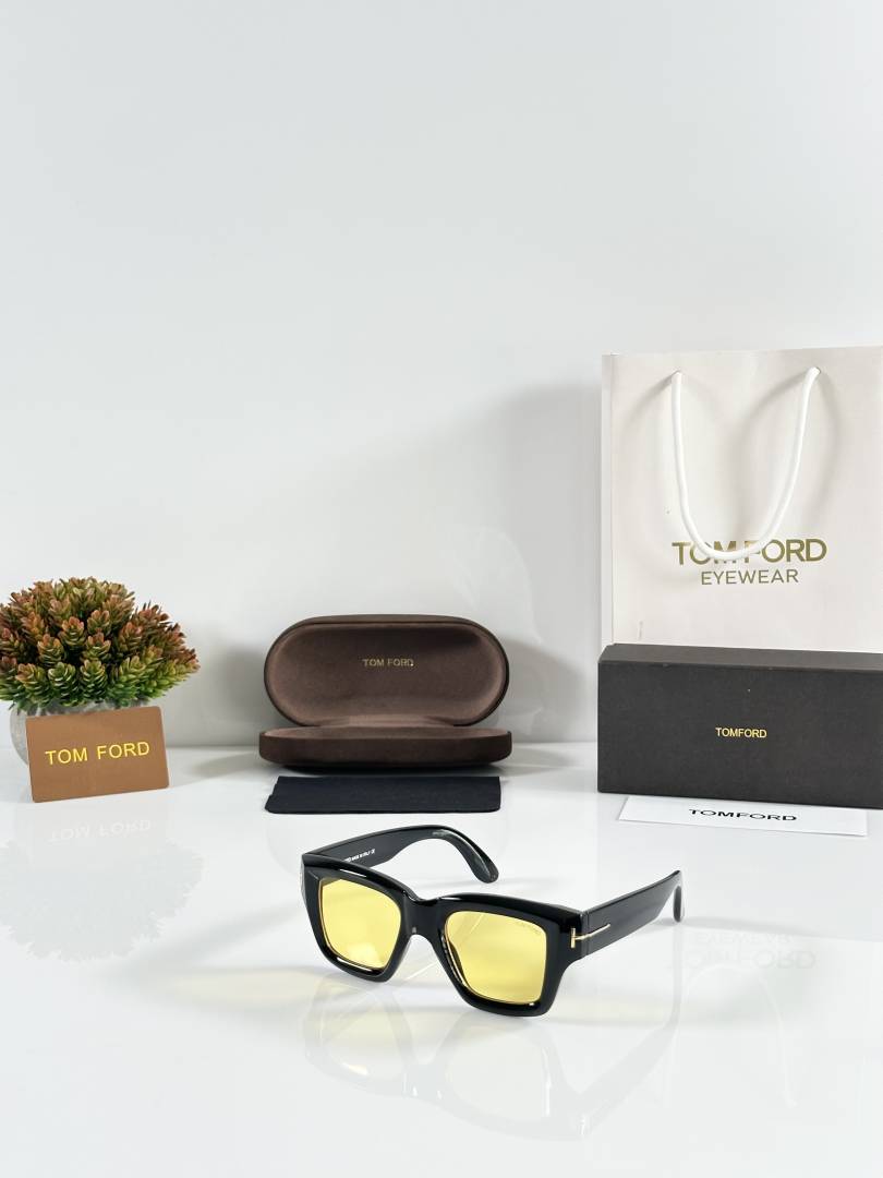 184 Black Yellow Sunglass