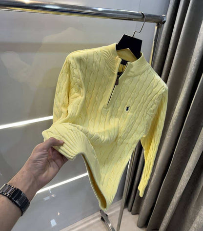 Ralp h Lauren Yellow Knitted Premium Pull Over