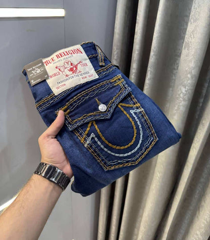 True Religion Blue Imported Premium Boot Cut Denim