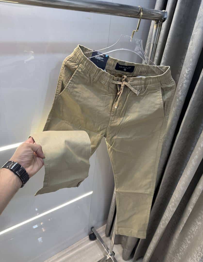 Gant Beige Premium Classic Cotton Pant