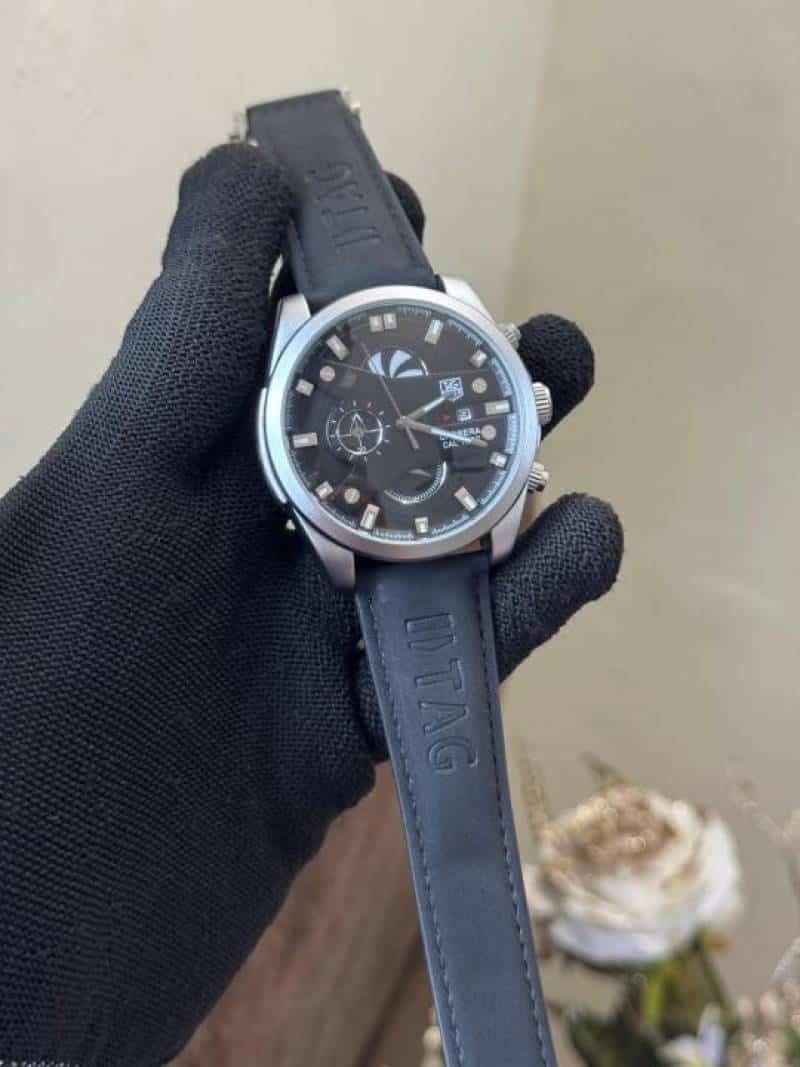 Carrera Tag CR7 Silver Black Premium Chronograph Watch