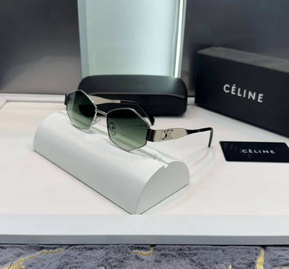 Celin e  Silver With Green Designer Premium Shade 598