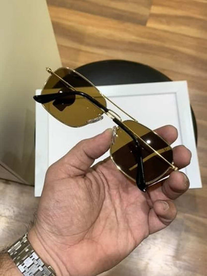 rayban 3136 gold brown
