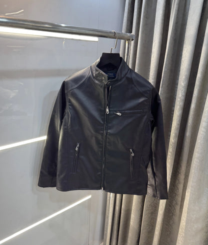 Ralp h  Lauren Black Premium Leather Jacket