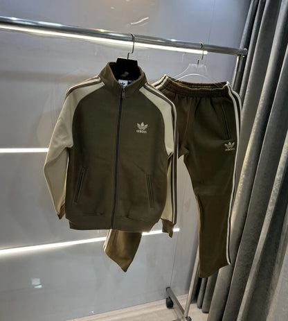 Adida s Brown Premium Classic Tracksuit
