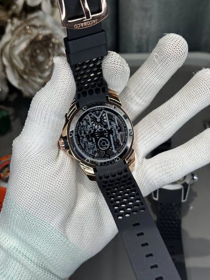 Jacob&Co. RAm. Copper Black Quartz Watch