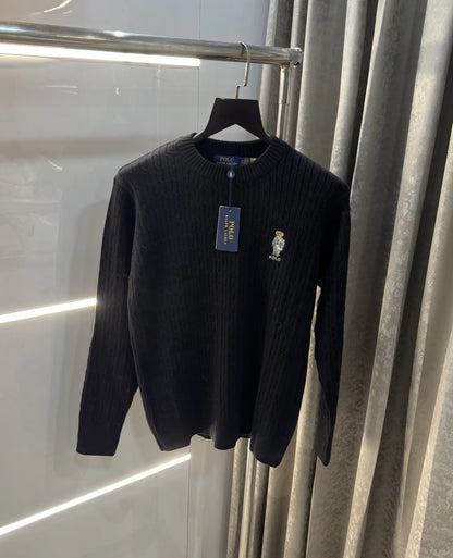 Ralp h  Lauren Black Teddy Edition Imported Pull Over