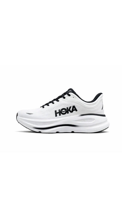 Hok_a Bondi 9 White Black Mens Shoes