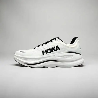 Hok_a Bondi 9 White Black Mens Shoes