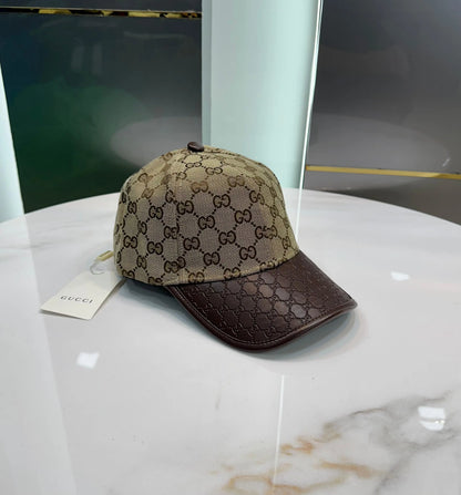 Gucc i Brown Monogram Imported Cap