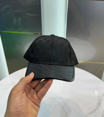 Gucc i Black Monogram Imported Cap