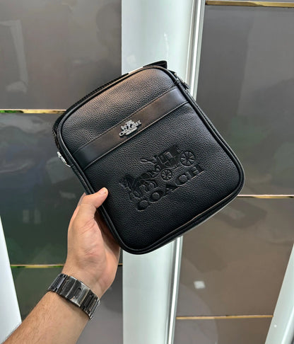 Coac h Black Premium Imported Cross Body Bag