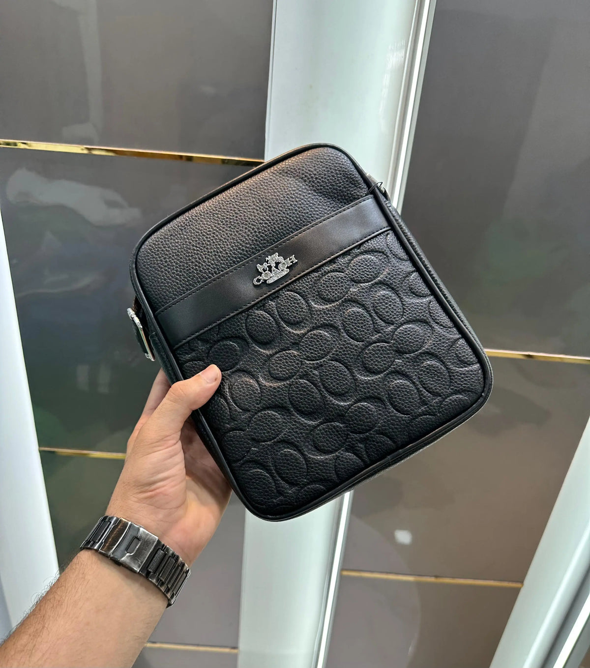 Coac h 002 Black Premium Imported Cross Body Bag