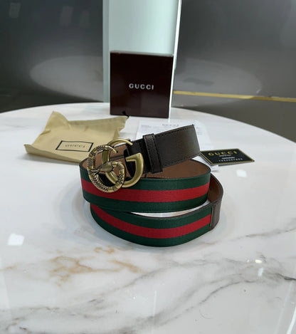 Gucc I Snake Gold Premium Imported Belt