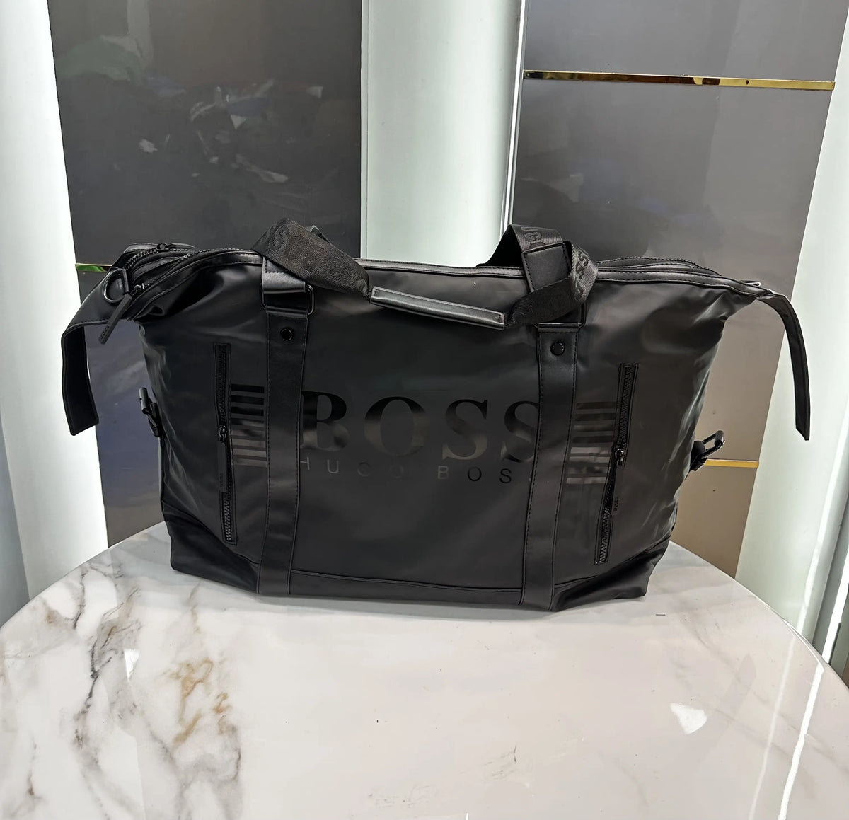 Hugo Bos s Luxury Imported Duffel Bag Bs1008