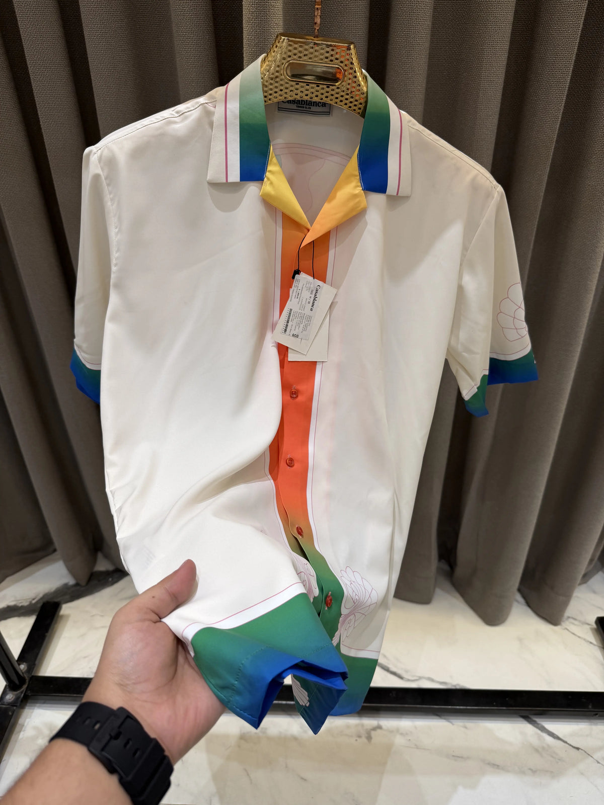 Casablanca Rainbow Edition Imported Half Shirt