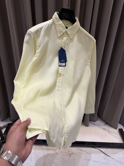 Hackett premium Linen Full Sleeves Shirt