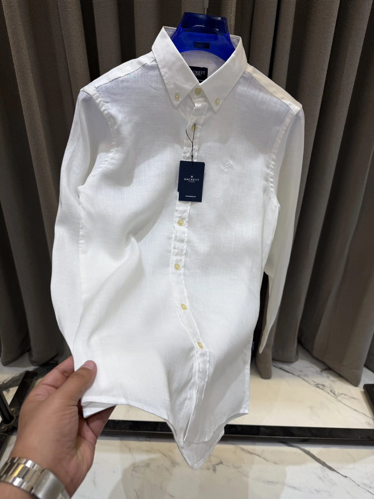 Hackett premium Linen Full Sleeves Shirt