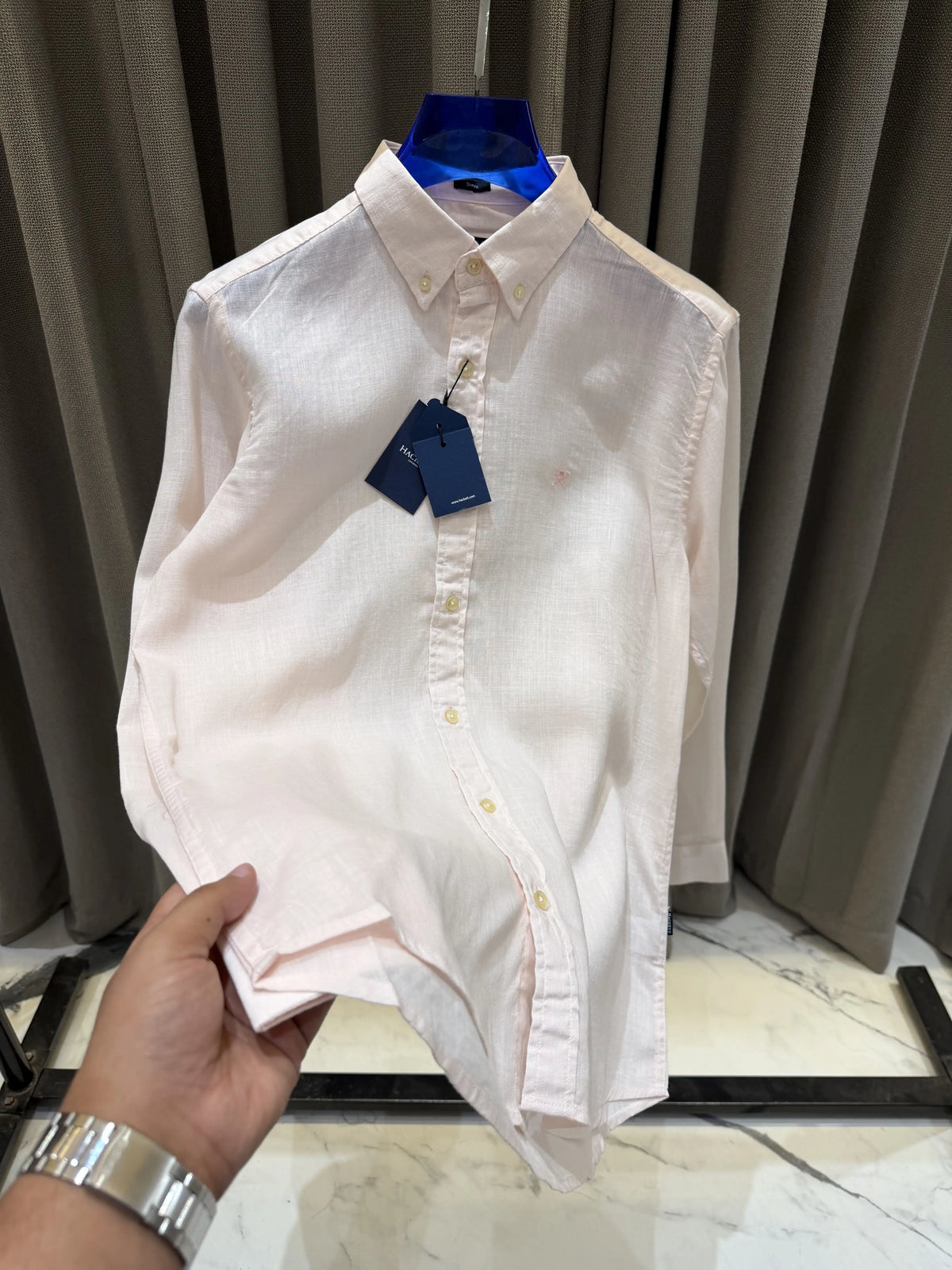 Hackett premium Linen Full Sleeves Shirt
