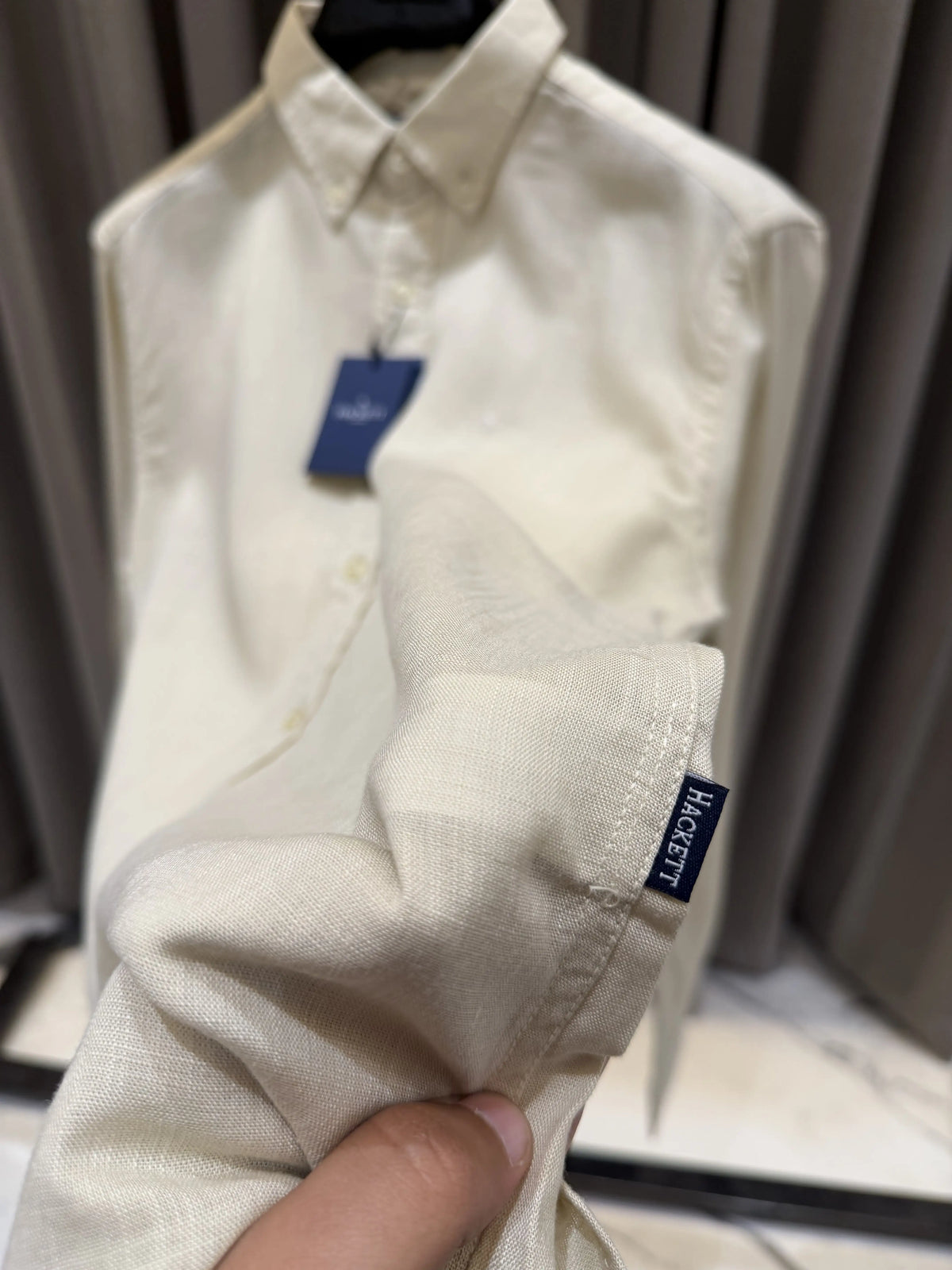 Hackett premium Linen Full Sleeves Shirt