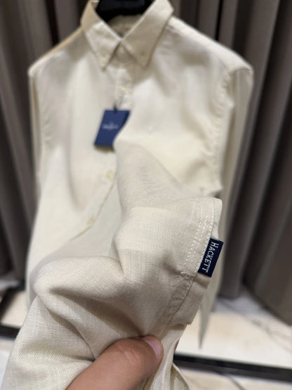 Hackett premium Linen Full Sleeves Shirt