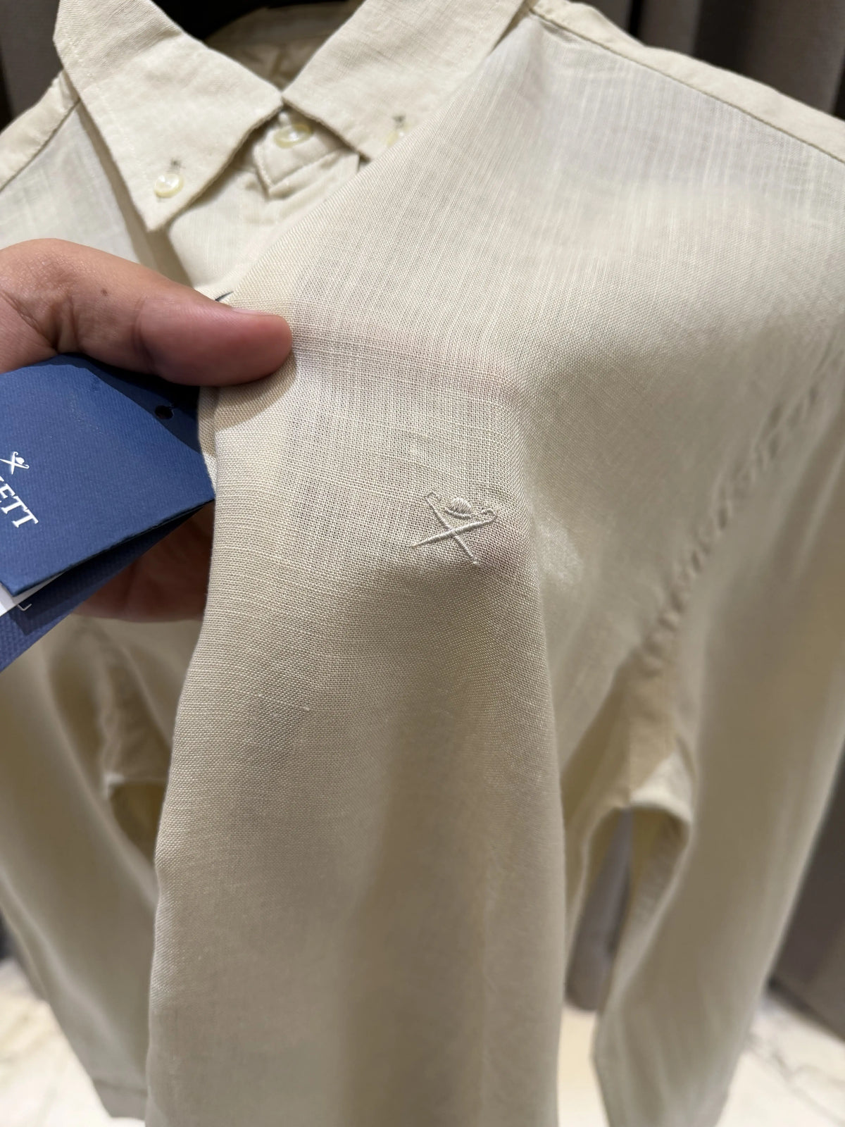 Hackett premium Linen Full Sleeves Shirt