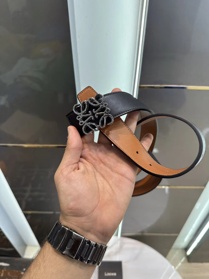 Loew e Silver Black Premium Imported Belt lw212