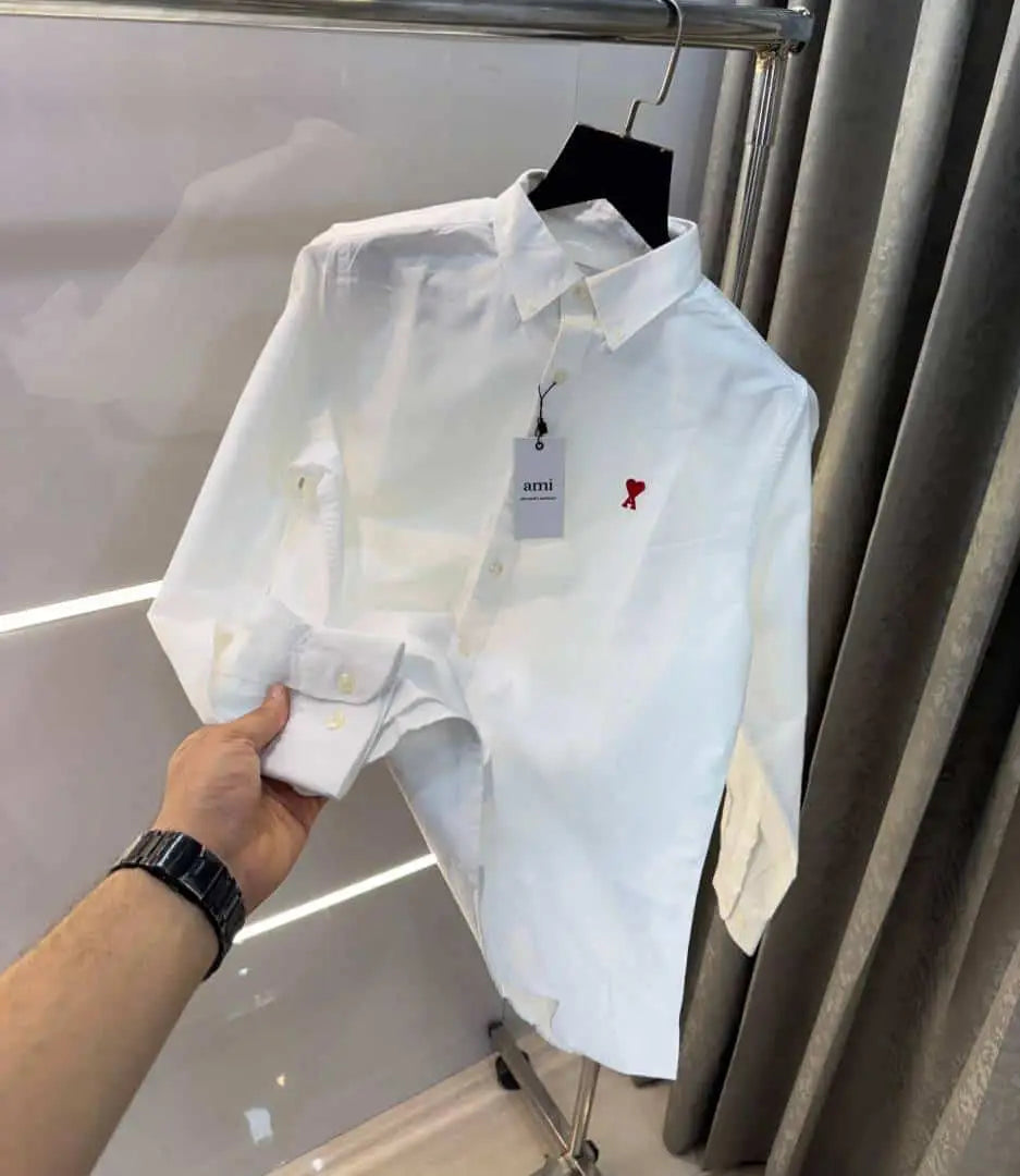 Ami Paris White Imported Shirt