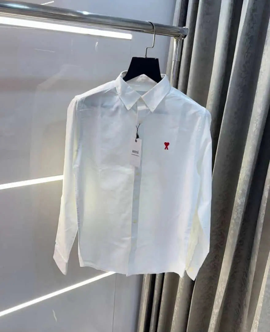 Ami Paris White Imported Shirt