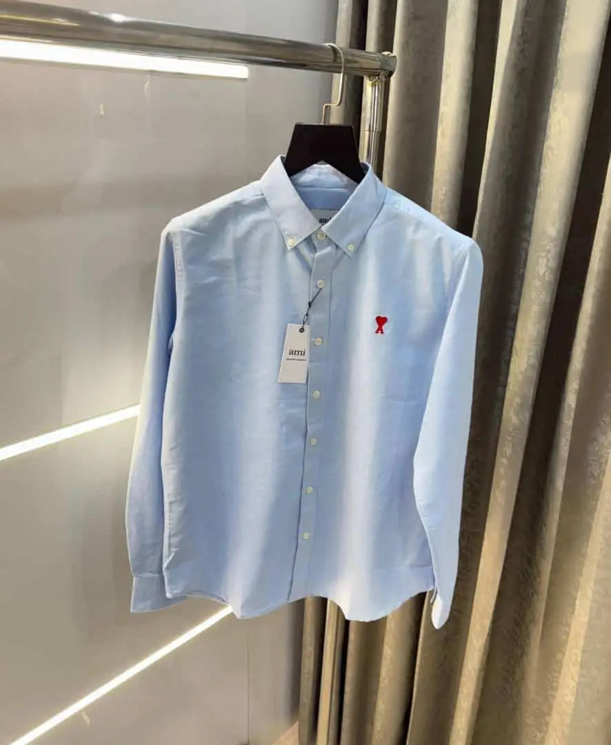 Ami Paris Sky Blue Imported Shirt