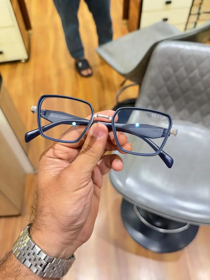 Prada 7381 silver blue plano